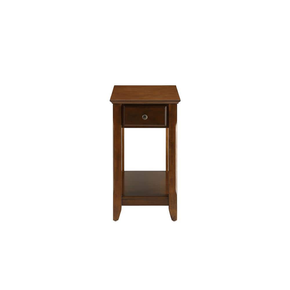 Bertie Walnut Storage Side Table - thumbnail 8