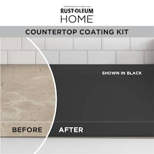 1 qt. Black Satin Interior Countertop Paint Kit