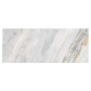 Dark Gray 4 in. x 12 in. Honed Marble Subway Wall and Floor Tile (5 sq. ft./Case)
