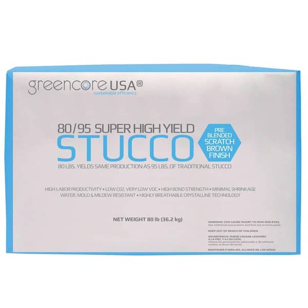 Greencore 80 lb. 80/95 Stucco Mix - Medium