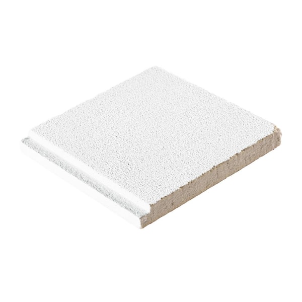 Armstrong Ceilings Sahara White Mineral Fiber Drop Ceiling Tile Sample