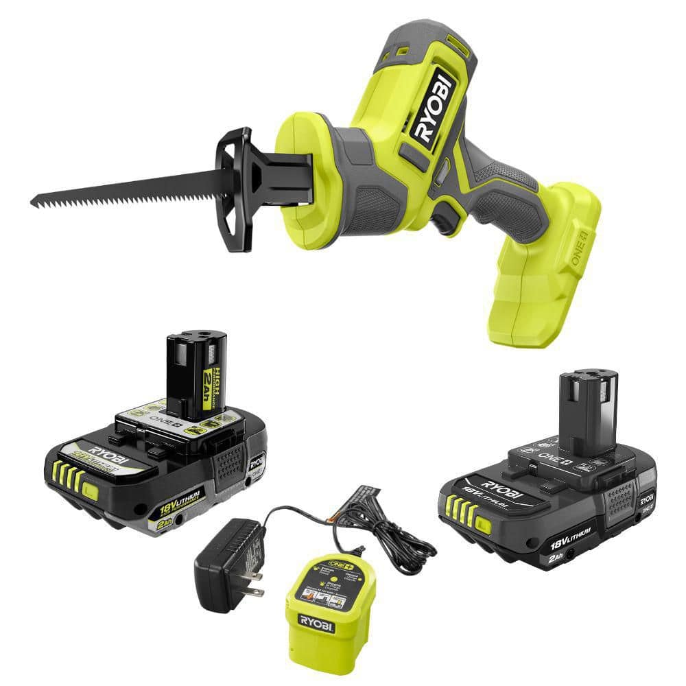 ONE+ 18V Cordless One-Handed Reciprocating Saw Kit with 2 Ah Battery, Charger, and Extra 2.0 Ah Battery price history on PriceWatchPro