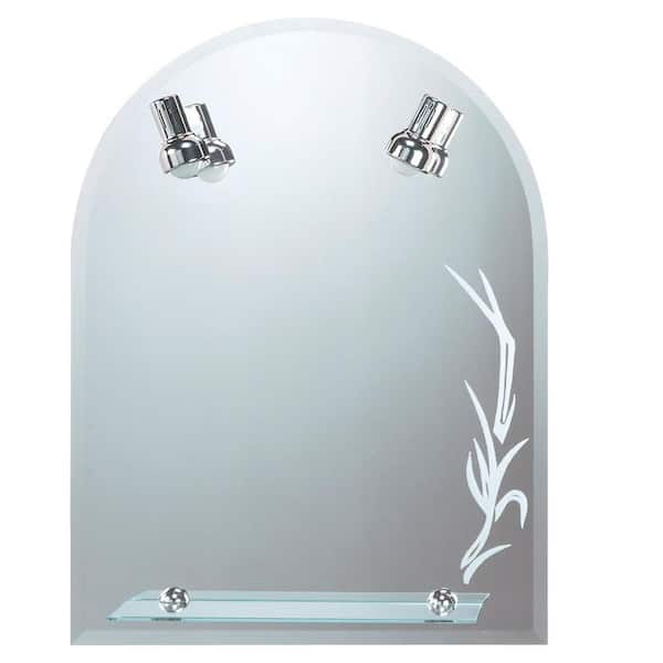 Garrido Bros. and Co. BR Mirror 23.5 in. x 29.5 in. Single Wall Mirror in Silver