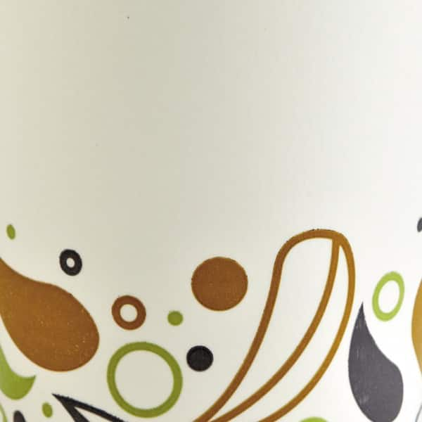 Choice 12 oz. Coffee Print Poly Paper Hot Cup - 1000/Case