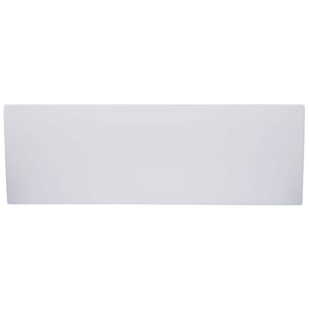 67'' White Freestanding Acrylic Soaking Bathtub