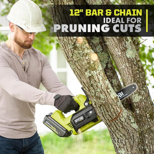 リョービ　SAFARL5000 RYOBI 40V HP Brushless 12 in. Top Handle Battery Chainsaw