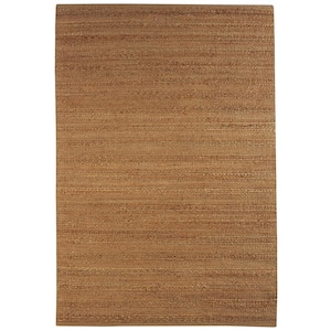 Beige 7 ft. 9 in. x 9 ft. 9 in. Area Rug Transitional Braided Organic Jute Handmade LR03302