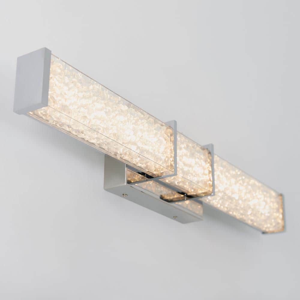 27" Chrome Riviera Integrated LED Vanity Light Bar with Dimmable Energy Star