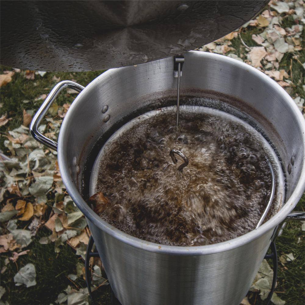 36QT Stainless Steel Stock Pot with Basket Insert