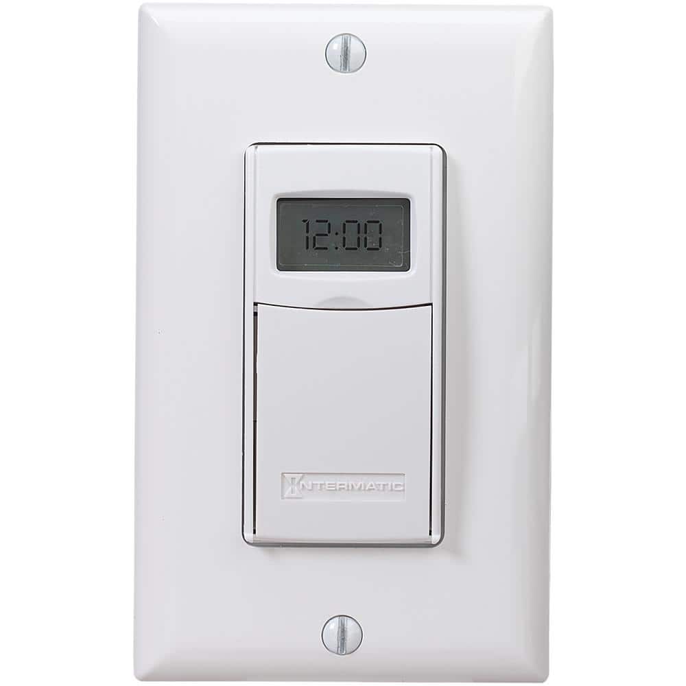 Intermatic 15 Amp In-Wall Heavy Duty Astronomic Digital Timer EI600WC ...