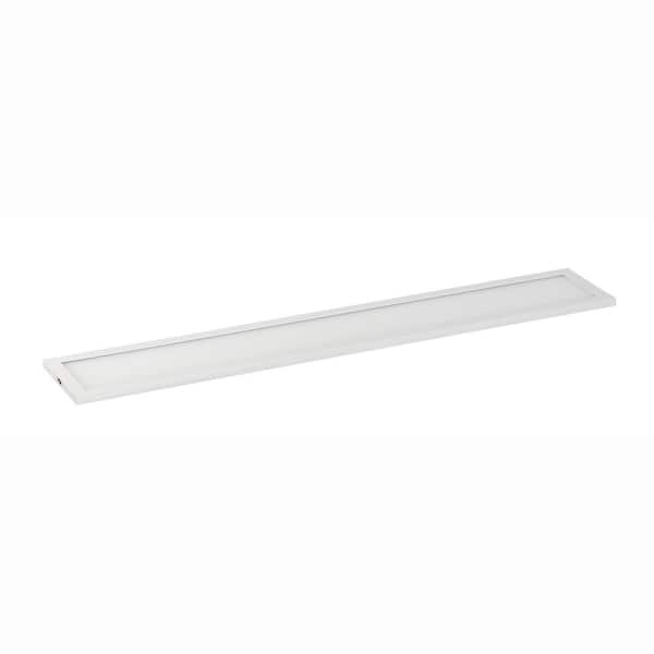 Maxim Lighting Wafer 4.5 in. x 24 in. Linear Integrated LED Surface Flush Mount 4000K