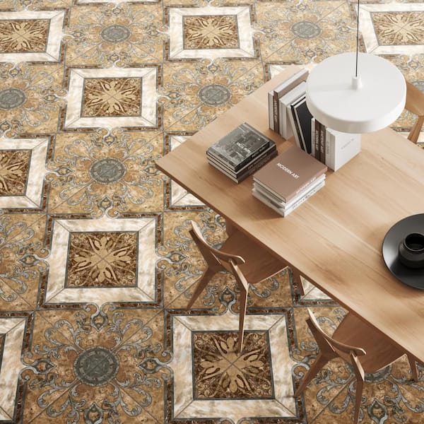 Touba 17-5/8 in. x 17-5/8 in. Ceramic Floor and Wall Tile (17.52 sq. ft./Case)