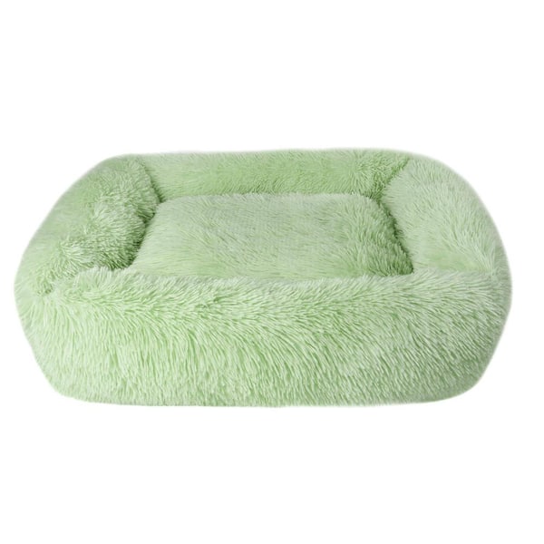 cenadinz M 26 in. x 22 in. x 7 in. Medium Dog Cat Brown Soft Plush Orthopedic Pet Bed Slepping Mat Cushion