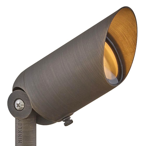 Hinkley Lighting Hinkley Landscape Lighting Hardy Island MR16 50w LED Spot Light, Matte Bronze