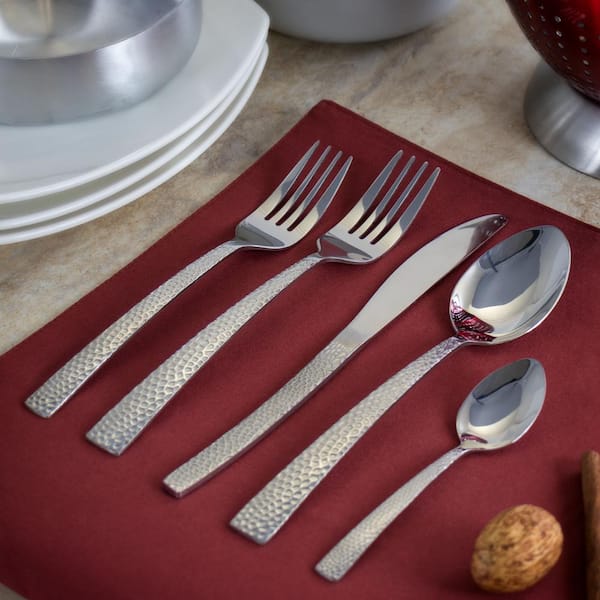 Baily 20-Piece Silver Stainless Steel Flatware Set (Service for 4)