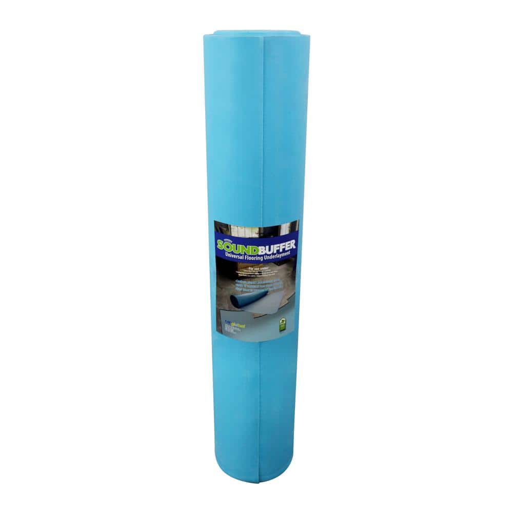 Blue Virgin Latex Rubber Underlayment for Luxury Vinyl Flooring, 100 Sq Ft