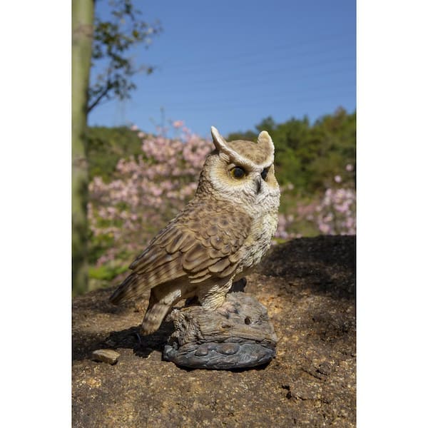 HI-LINE GIFT LTD. Motion Activated Singing Long Eared Owl Standing
