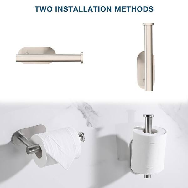 ruiling Wall Mounted Single Arm Toilet Paper Holder in Stainless