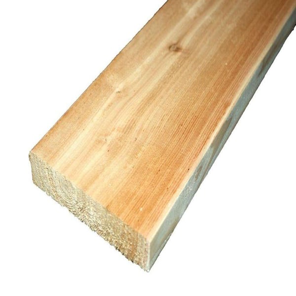 Unbranded 5/4 in. x 6 in. x 16 ft. Premium Radius Edge Cedar Lumber