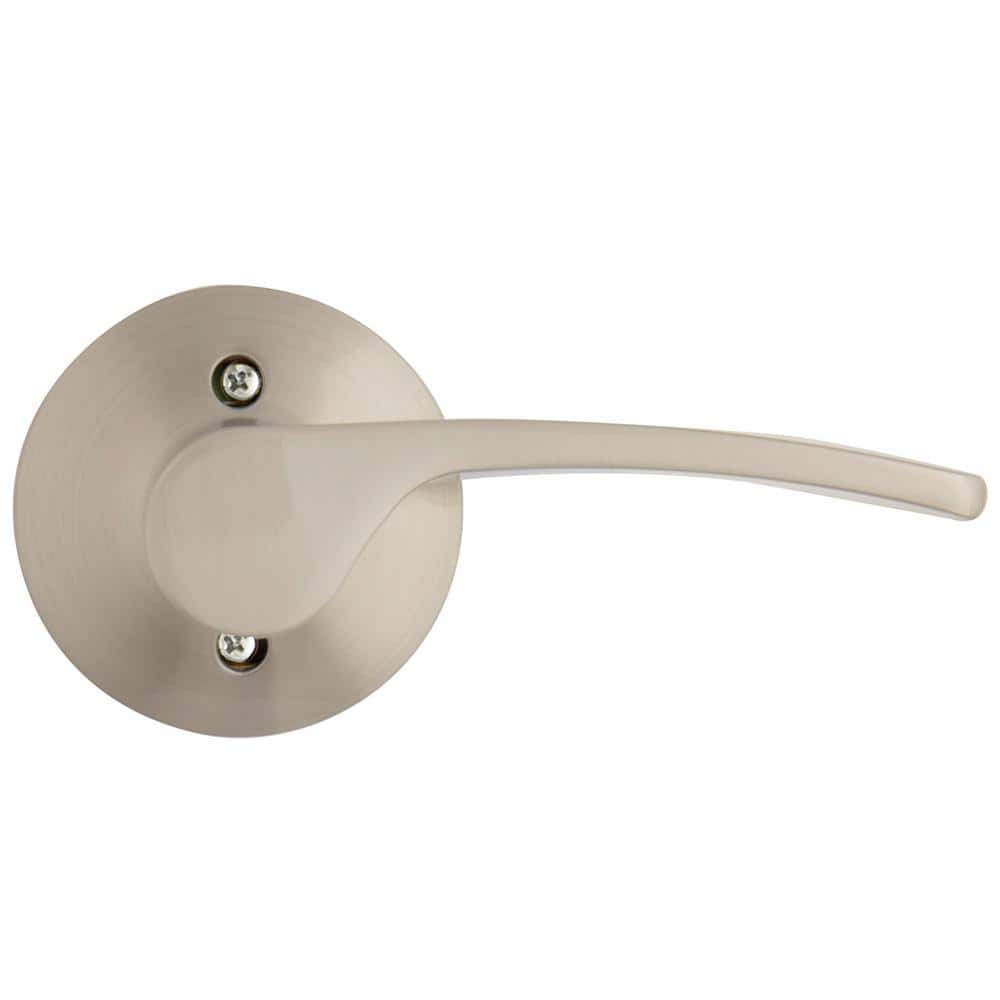 Kensington Satin Nickel Right Handed Dummy Door Lever
