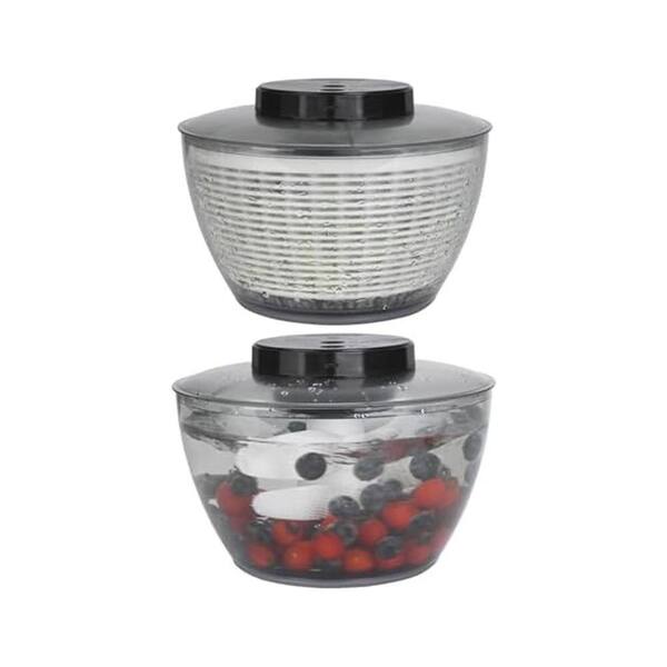 Lynzavix Salad Spinner with Electric Handsfree Operation and 2-in