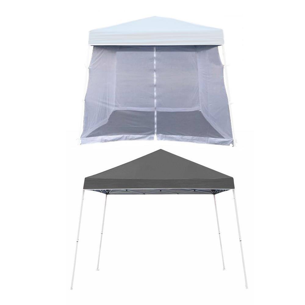 Z-SHADE 10 ft. x 10 ft. Horizon Screen Shelter Attachment with Instant Shade Canopy Tent