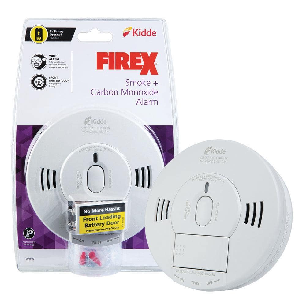 Kidde FireX KN-COPE-IC Smoke&Carbon Monoxide Alarm Photoelectric Frnt Load Batt. 