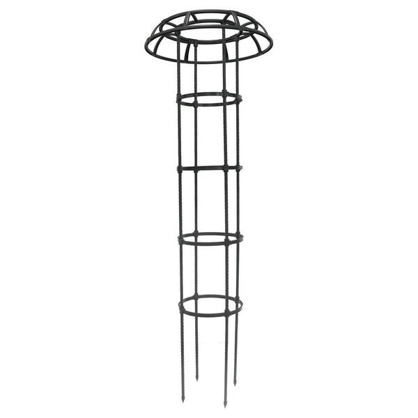 SenQWFa 65 Inch Metal Mushroom Top Garden Trellis Support For Climbing