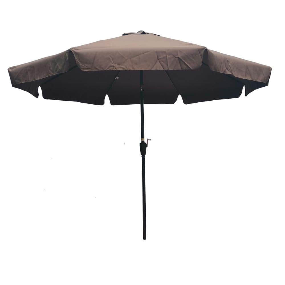 10 ft. Patio Umbrella Market Table Round Umbrella Outdoor Garden Umbrella w