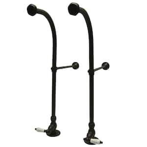 Vintage Rigid Freestanding Supplies with Stops, Oil Rubbed Bronze