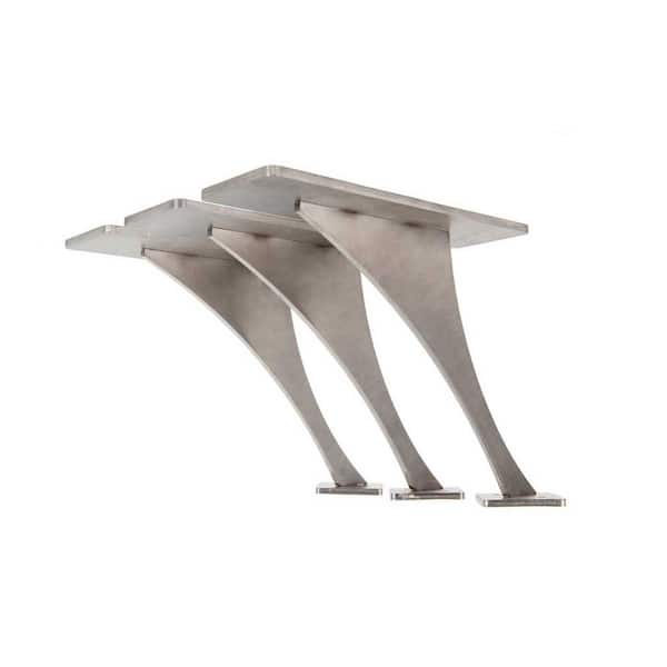 Hampton Bay 10 in. Stainless Steel Triumph Countertop Support Bracket