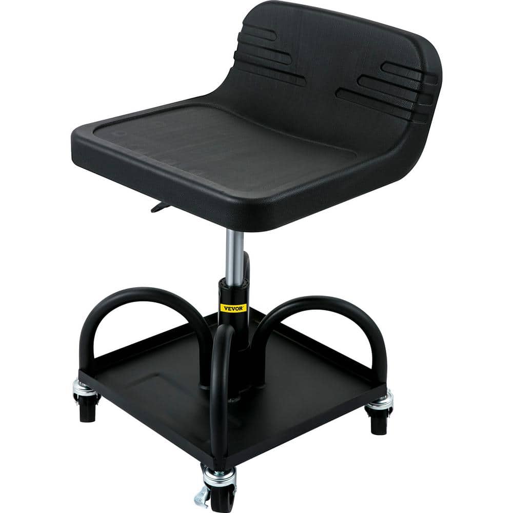 VEVOR Mechanics Stool 300 lbs. Capacity Rolling Creeper Seat with 4 in. Wheels with 3 Slide Out Tool Trays and Drawer Roller