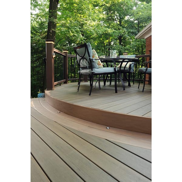 Composite Legacy 1/2 in. x 12 in. x 12 ft. Square Mocha Composite Fascia (Actual: 0.58 in. x 11.95 in. x 12 ft.)