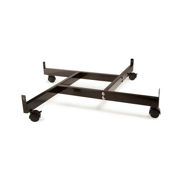 Econoco 24 in. Black Grid Panel 4-Way Base