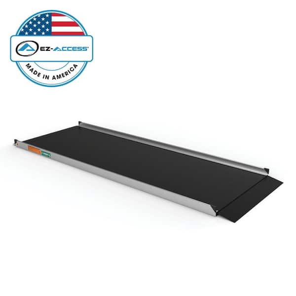 EZ-ACCESS GATEWAY 3G 9 ft. Aluminum Solid Surface Black Wheelchair Ramp