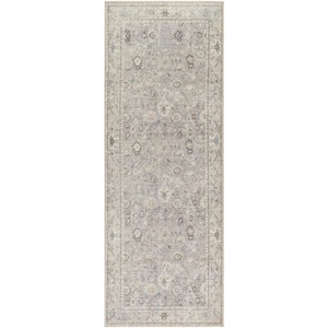 Becki Owens Davina Light Gray Oriental 3 ft. x 7 ft. Indoor Runner Area Rug