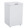 Avanti CF350M0W Slim 20x22x34 Inch 3.5 Cubic Foot Capacity Stand Alone  Upright Ice Chest Deep Freezer with Defrost and Removable Storage Basket,  White