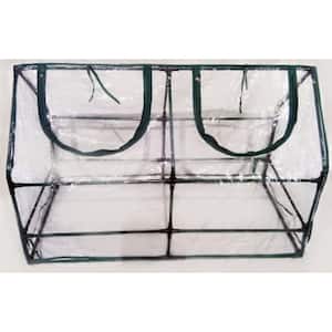48 in. L x 24 in. W x 30 in. H Garden Raised Bed and Cold Frame Greenhouse Cloche for Easy Access Protected Gardening