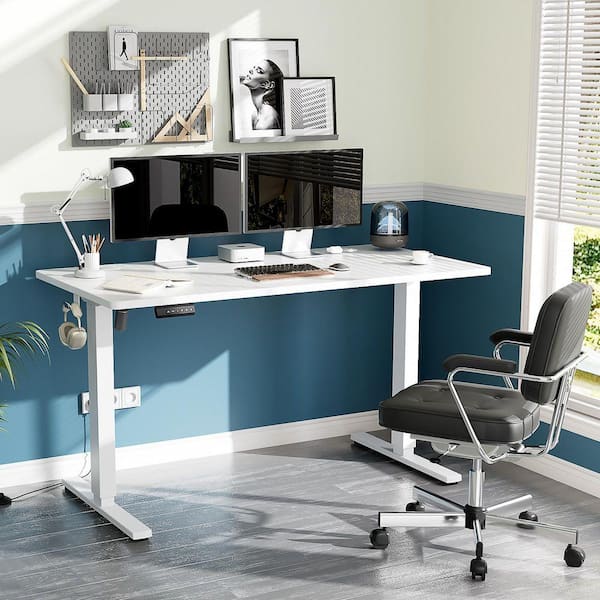 WONDER COMFORT 40 x 24 in. Electric White Adjustable Height Rising