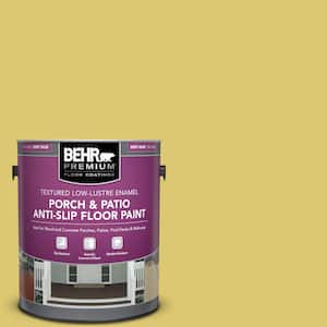 1 gal. #P330-5 Midori Textured Low-Lustre Enamel Interior/Exterior Porch and Patio Anti-Slip Floor Paint