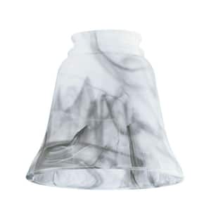 4-1/2 in. Licorice Marbleized Bell with 2-1/4 in. Fitter and 4-3/4 in. Width