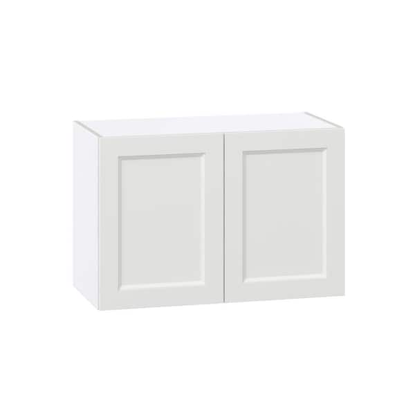 J COLLECTION Laramie 30 in. W x 14 in. D x 20 in. H Assembled Wall Bridge Kitchen Cabinet in Painted Bright White