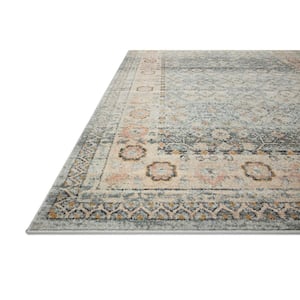 Jocelyn Sky/Multi 2 ft. 3 in. x 4 ft. Transitional 100% Polypropylene Pile Area Rug