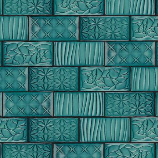 Merola Tile Antic Sensations Lava Verde 3 in. x 6 in. Ceramic Wall Tile (4.16 sq. ft./Case)