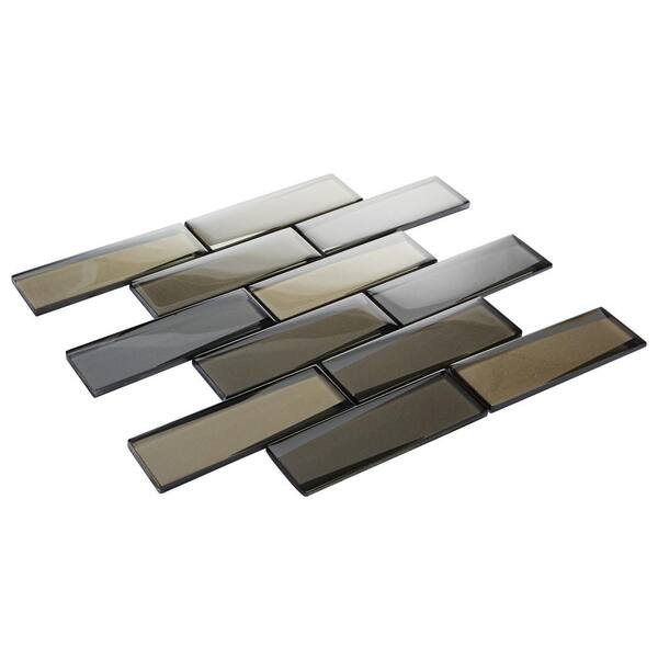 Daltile Premier Accents Frost Linear 12 in. x 13 in. x 8 mm Glass Mosaic Wall Tile (0.96 sq. ft. / piece) Daltile Premier Accents Frost Linear 12 in. x 13 in. x 8 mm Glass Mosaic Wall Tile (0.96 sq. ft. / piece)