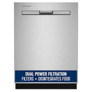 24 in. Fingerprint Resistant Stainless Steel Top Control Built-in Tall Tub Dishwasher with Dual Power Filtration, 47 dBA