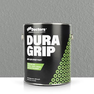 Dura Grip 1 gal. Light Gray Semi-Gloss Epoxy Non-Slip Paint Exterior/Interior Concrete Sealer