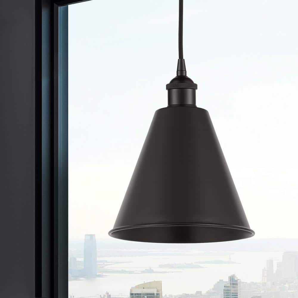 Edison Matte Black Mini Pendant with Versatile Design