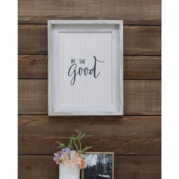 White Wood Blessed 8-Opening Collage Frame