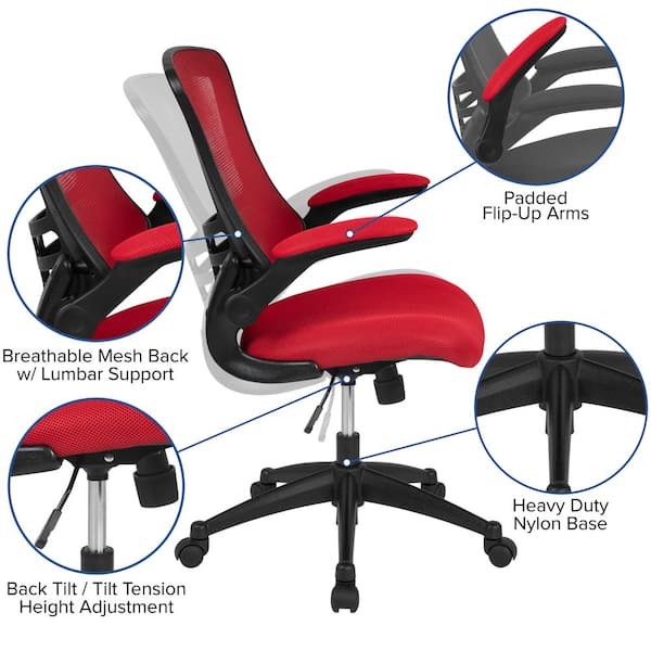 crawford mesh back office chair